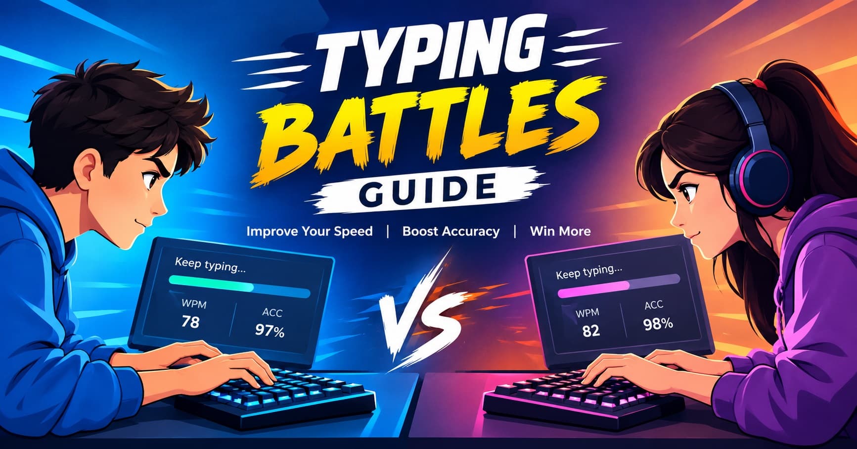QuickSolveIt Typing Battles: Compete in Real-Time and Type Faster